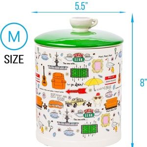 Friends Ceramic Cookie Jar - Brand New